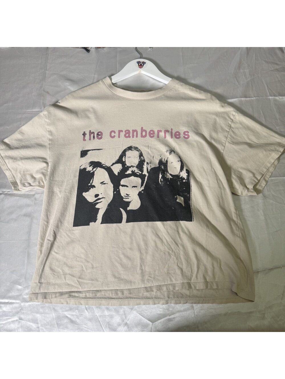 H&M Divided The Cranberries Crop Top Tee Cream XS - Picture 4 of 8